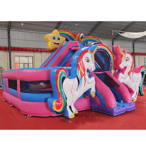 Commercial <b>Inflatable</b> Obstacle Course Heavy Duty PVC Bounce <b>House</b> Slide Combo Castle Portable Outdoor Playground Equipment - Product Image 5