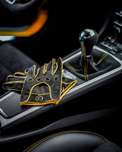 Gants de conduite en cuir respirant avec logo personnalisé de haute qualité, prix de gros personnalisé - Product Image 5