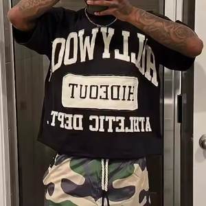 100% Thick Custom Heavyweight T-Shirt Oem Boxy Heavy Weight Cotton T Shirt Oversized <b>Tshirt</b> Wholesale <b>Mens</b> Drop Shoulder - Product Image 6