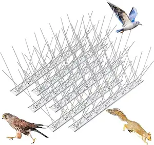 Plastik-Vogelspitzen-Kit-Metall-Vogel-Abschreckgerät zur Schädlingsbekämpfung wirksam bei der Abschreckung von Tauben Krähen Speichen