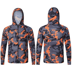 Vêtements de pêche personnalisés en usine, manches longues, à capuche, à séchage rapide, chemises de pêche en jersey pour hommes, sweats à capuche d'été, FACILES À LAVER - Product Image 2