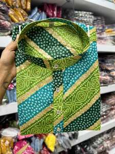 Mensa Kurt Lehariya Imprimé avec motifs en coton lourd Kurta whith pajam - Product Image 2