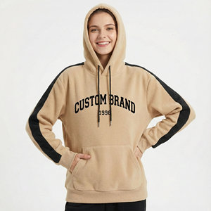 Sudaderas con Capucha de Algodón para Mujer, Diseño Personalizado de Alta Calidad, Colores Personalizados, Estilo Casual Holgado, Venta al por Mayor Directa de Fábrica - Product Image 1