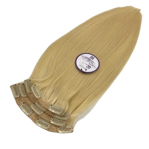 ผมมัดแบบคลิปผมมนุษย์คลื่นธรรมชาติที่ชื่นชอบมากที่สุด - Product Image 4