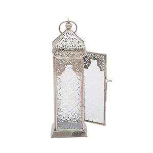 Vente chaude Designer Marocain Argent Plaqué Bois Bougeoirs Qualité Maison De Noël Décorateurs Suspendus Bougie Marocaine - Product Image 2