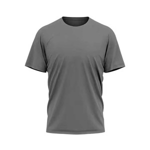 T-shirts d'été oversize en coton pour hommes Logo personnalisé col rond Streetwear avec taille élastique motif solide - Product Image 4