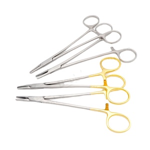 TC Stainless Steel Crilewood Needle Holder 18cm Manual Ergonomic Grip Lightweight Dental Surgical Instruments Pakistan - Product Image 1