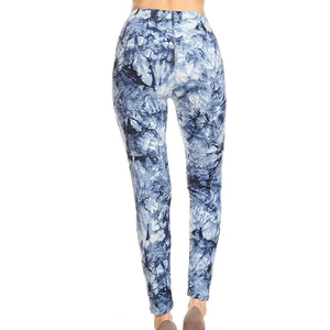 New Tie Dye Leggings Seamless Butt Scrunch Leggings Booty Tie Dye Soft Tights Women Push up Yoga Pants Leggings for Women - Product Image 2