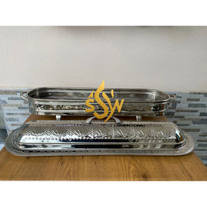 Ensemble de 3 casseroles en cuivre poli à la main, design embossé, texture texturée, fabrication indienne, très demandées. - Product Image 3