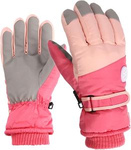 Nouveau hiver ski neige Snowboard motoneige gants 100% coton écran tactile fermeture éclair poche couleurs personnalisées unisexe - Product Image 1
