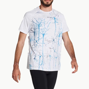 เสื้อยืดคอตตอนเรียบๆ สำหรับผู้ชาย เสื้อยืดเปล่า ใส่สบาย ใช้ได้ทุกวัน เนื้อผ้านุ่ม รับผลิตแบบ OEM ODM - Product Image 3