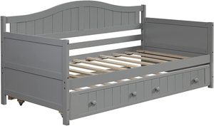 Sofá cama plegable para el hogar, mueble moderno de madera con almacenamiento, bajo precio - Product Image 3