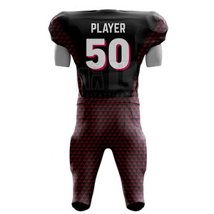 Uniforme de fútbol americano de nueva tendencia al por mayor para ropa deportiva transpirable diseño de manga corta - Product Image 5