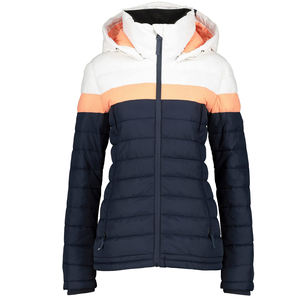 Winter warm <b>ladies</b> Women's Cropped Colorful bubble Puffer Jacket with Zipper Stand Collar slim fit Padded Winter Puffy Coat - Product Image 3