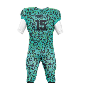 Hauts de football américain respirants de qualité supérieure 100% Polyester vêtements de football américain entraînement des jeunes maillot de football américain - Product Image 3