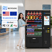 Máquina Expendedora Inteligente Automática RUNYANG con Pantalla Táctil SDK y Gestión Basada en la Nube para Snacks, Alimentos y Bebidas