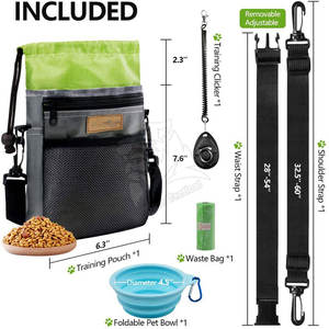 Bolsa de entrenamiento para perros cómoda, con correa ajustable y ligera, práctica bolsa de entrenamiento para perros - Product Image 2