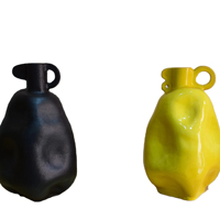 Figura Decorativa de Cerámica Esmaltada Marroquí con Diseño Animal para el Hogar