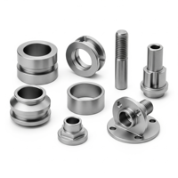 Pièces usinées CNC en acier inoxydable OEM, SS316, SS304, brides, bagues, manchons, colliers, entretoises, goupilles filetées, arbres, prix de gros bon marché
