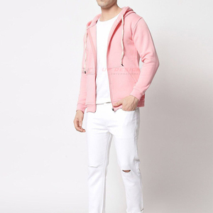 Meilleur prix pour les sweats à capuche zippés pour hommes, 100% coton, tissu respirant décontracté pour l'hiver, haute qualité, fabriqué au Pakistan - Product Image 5