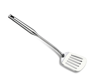 Espátula volteadora de acero inoxidable, espátula para pizza, espátula para freír bistec con mango de PP, precio razonable al por mayor - Product Image 3