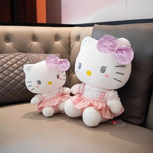 ตุ๊กตาซานริโอ้ ฮาโลคิตตี้ ชุดดอกไม้สีชมพู ตุ๊กตาขนาดใหญ่ นุ่มนิ่ม กอดได้ ของขวัญวันขอบคุณพระเจ้า สำหรับเด็กผู้หญิง - Product Image 3
