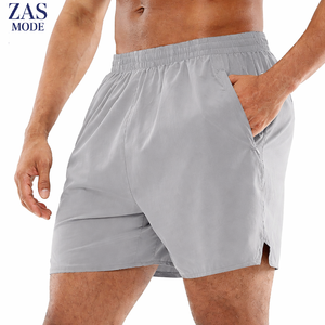 Vêtements de sport personnalisés en gros, logo personnalisé, haute qualité, séchage rapide, yoga, fitness, 100% polyester, fermeture à cordon, impression numérique, shorts pour hommes - Product Image 1