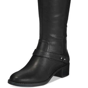 Stivali da neve neri al ginocchio da donna Easy Street, modello Jewel, per polpacci larghi, comodi, a metà polpaccio, taglia 7.5 M, per inverno e autunno - Product Image 3