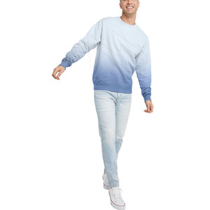 Sweat-shirt personnalisé surdimensionné de haute qualité pour hommes imprimé Hip Hop vêtements d'hiver en gros polaire tissu pull grande taille - Product Image 4