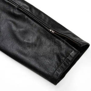 Nouveauté Pantalon en cuir véritable pour homme, léger, décontracté, coupe droite, haute qualité, en vente - Product Image 6