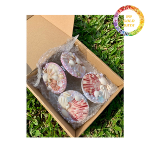 Espejo de mano de concha marina | Productos hechos a mano de Vietnam | Ideal para decoración náutica y colecciones de regalos - Product Image 2