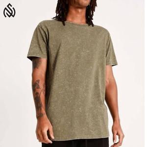 Camisetas de lavado ácido de algodón de alta calidad para hombres Diseño único Regular Hecho a medida Nueva tela de punto de moda - Product Image 2