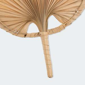 Set of 3 Boho Chic Palm Leaf <b>Wall</b> Decor <b>Fans</b> Add Style and Elegance to Your Space - Product Image 1