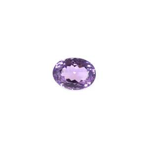 พลอยแอมะทิสต์ธรรมชาติ 10.87 กะรัต ทรงทริลเลียนคัท แบบเจียระไน - Product Image 1