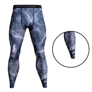 Ropa de gimnasio Pantalones de compresión para hombre personalizados al por mayor Nuevo diseño Pantalones de compresión para hombre personalizados - Product Image 5