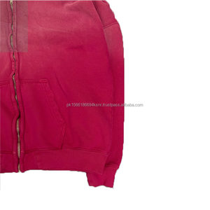 Sweat à capuche en coton 100% de haute qualité, respirant, écologique, pour l'hiver, avec impression de logo personnalisé, coupe classique, tissu 450g - Product Image 2