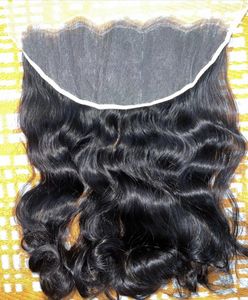 Paquetes de cabello humano de doble estiramiento sin procesar de 100 por ciento con cierre de 6x6 y Topper de cabello de trama de máquina Frontal de 13x4 al por mayor - Product Image 5