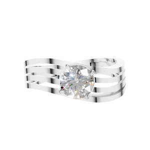 Anillo de Oro Sólido de 14K con Certificado IGI, Moissanita VVS D de 1 Quilate, Engaste de Puntas, Estilo Religioso, Anillo de Bodas Unisex, Anillo Fino para Fiesta - Product Image 3