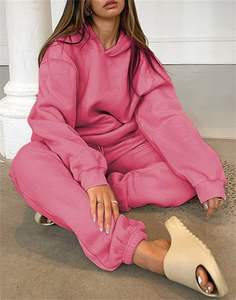 Chándal de gran tamaño para mujer, chándal de talla grande para mujer, ligero, transpirable, de secado rápido, estampado de logotipo personalizado - Product Image 5