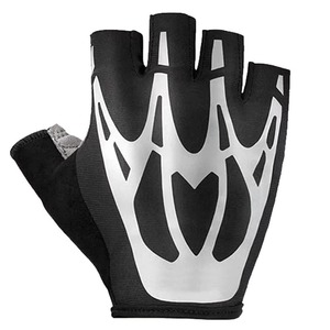 Guantes de Ciclismo de Alta Calidad, Resistentes, de Medio Dedo, de Cuero/Poliéster/Neopreno, Ecológicos, para Adultos, Cómodos para las Manos - Product Image 3