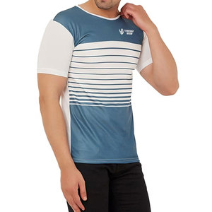 Camiseta de Hombre de Secado Rápido y Transpirable, 100% Algodón, 200gsm, con Logotipo Bordado y Estampado Personalizado, Venta al Por Mayor del Fabricante - Product Image 3