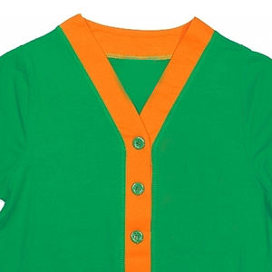 Women's <b>Men's</b> Casual Long Sleeve Winter <b>Cardigan</b> Embroidery V-Neck Covered Buttons Breathable Quick Dry Patchwork Design - Product Image 4