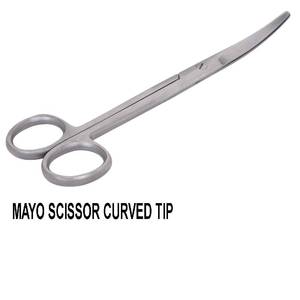 Tijeras Mayo Profesionales de Acero Inoxidable, Instrumento Médico Veterinario de Alta Precisión para Corte de Tejidos Manual - Product Image 4