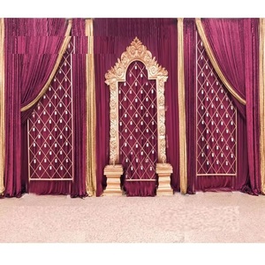 South Indian Wedding Candle Backwalls Wedding Stage Candle Walls Telón de fondo de nuevo diseño con paredes de velas - Product Image 1