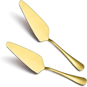 Ustensiles de cuisine de haute qualité coloré couteau à fromage Pizza tarte pelle bord dentelé serveur de gâteau en acier inoxydable outils de gâteau - Product Image 6