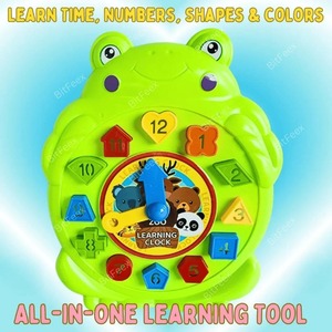 Reloj de aprendizaje de madera de juguete educativo Montessori personalizado para enseñar tiempo a niños pequeños, proveedor OEM/ODM - Product Image 2