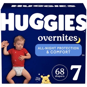 HuggiesOvernites Taille 7 Couches de nuit (41 + Lbs), 68 Ct - Product Image 6