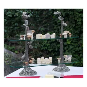 Molde para Pastel de Metal Dorado Vintage Hecho a Mano, Decoración Artística de Tendencia, Exhibición de Pasteles de Diseño Artesanal, Zahid Exports ZE-3272P - Product Image 3