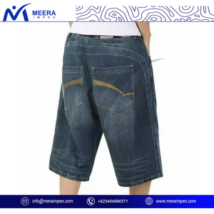 Wholesale <b>Men</b> Denim Shorts Custom Design Stretch Cotton <b>Jean</b> Shorts Slim Fit Summer Outdoor Streetwear OEM Casual Supplier - Product Image 3