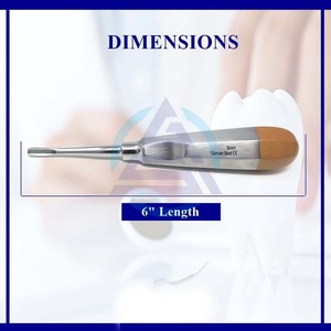 Ensemble dentaire pour extraction de racine dentaire de 2,5 mm, en acier inoxydable avec poignée creuse, implant chirurgical - Product Image 3